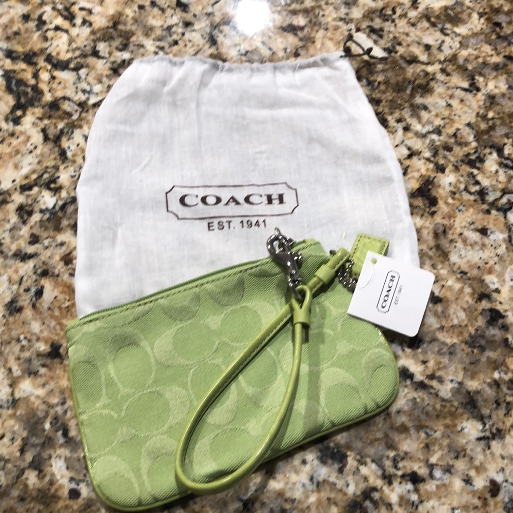 Authentic coach wristlet